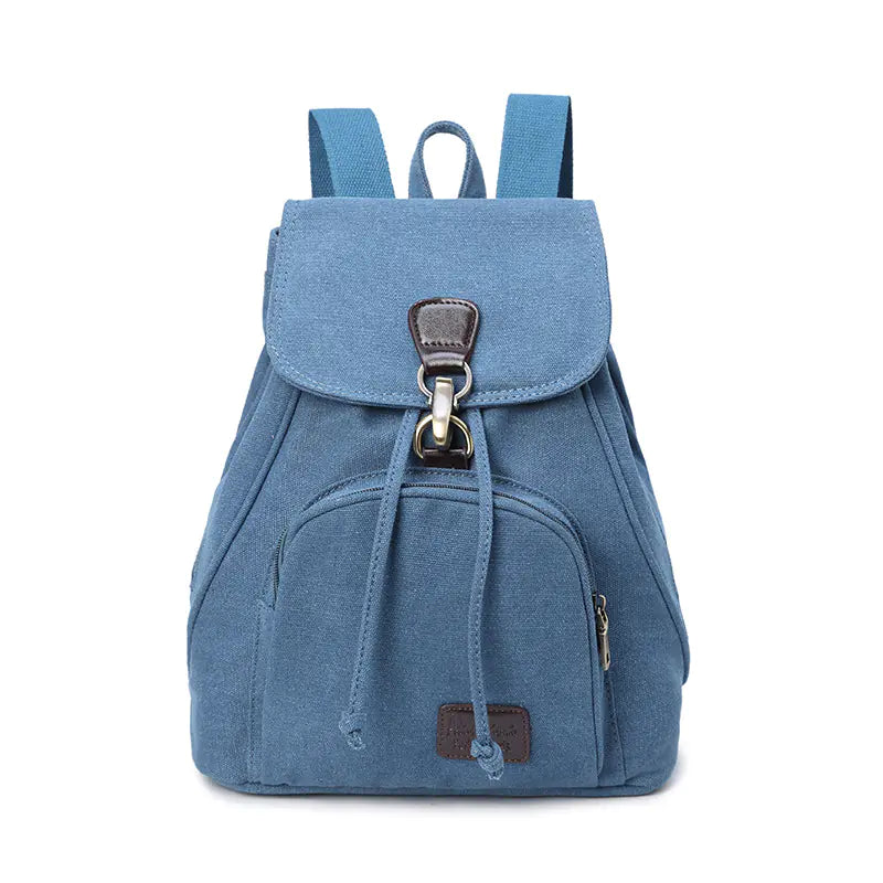 Canvas Backpack - Double Shoulder Bag