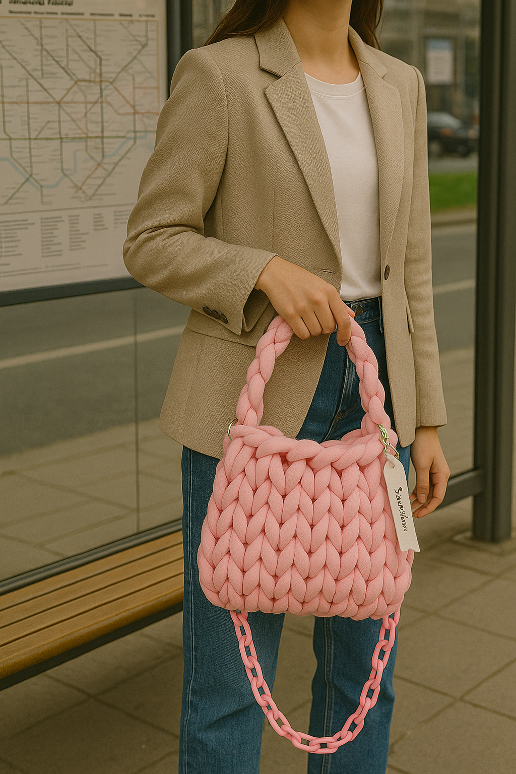 Wool Tote Bag