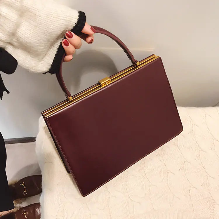 Minimalist Clip Bag, Versatile Shoulder Tote Bag