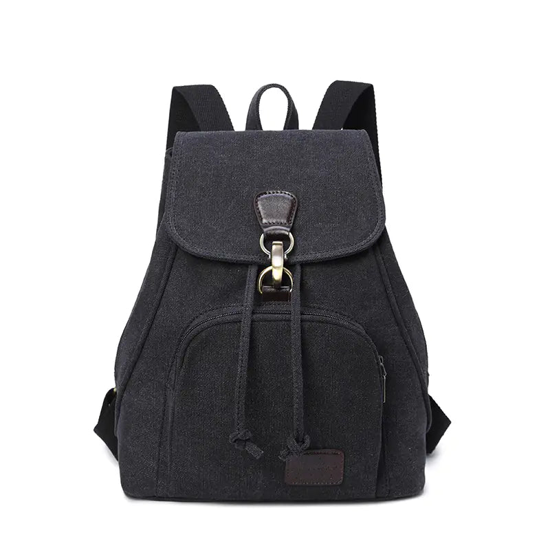 Canvas Backpack - Double Shoulder Bag