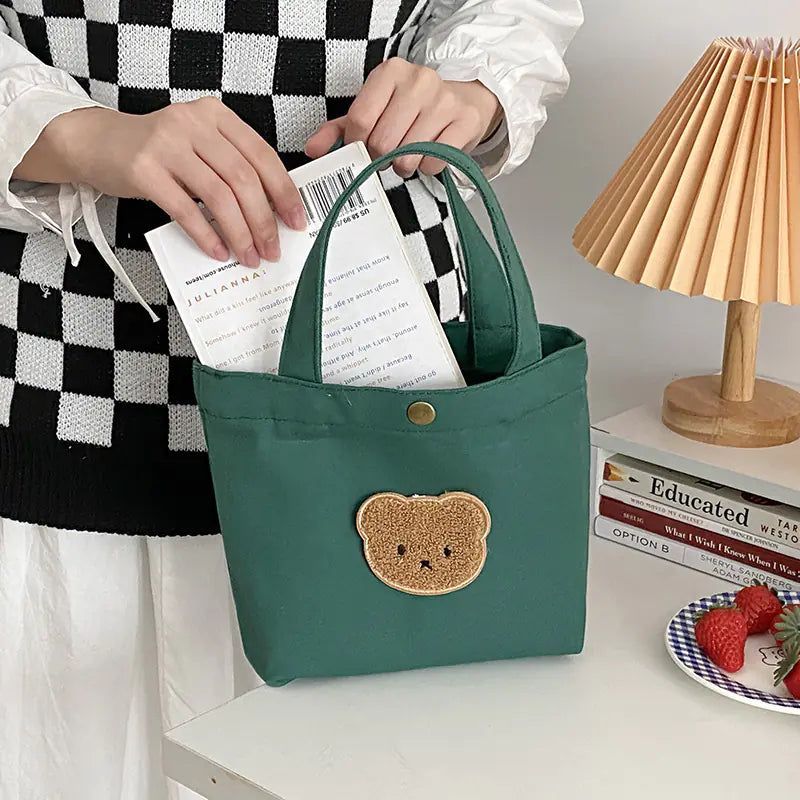 Sac fourre-tout en toile Candy Bear
