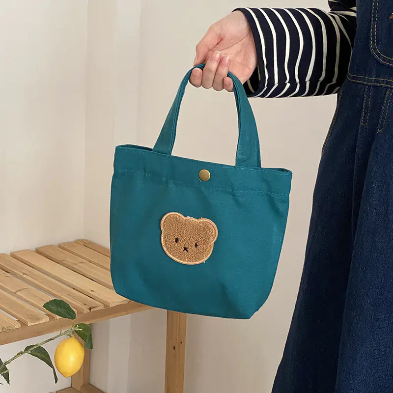 Sac fourre-tout en toile Candy Bear