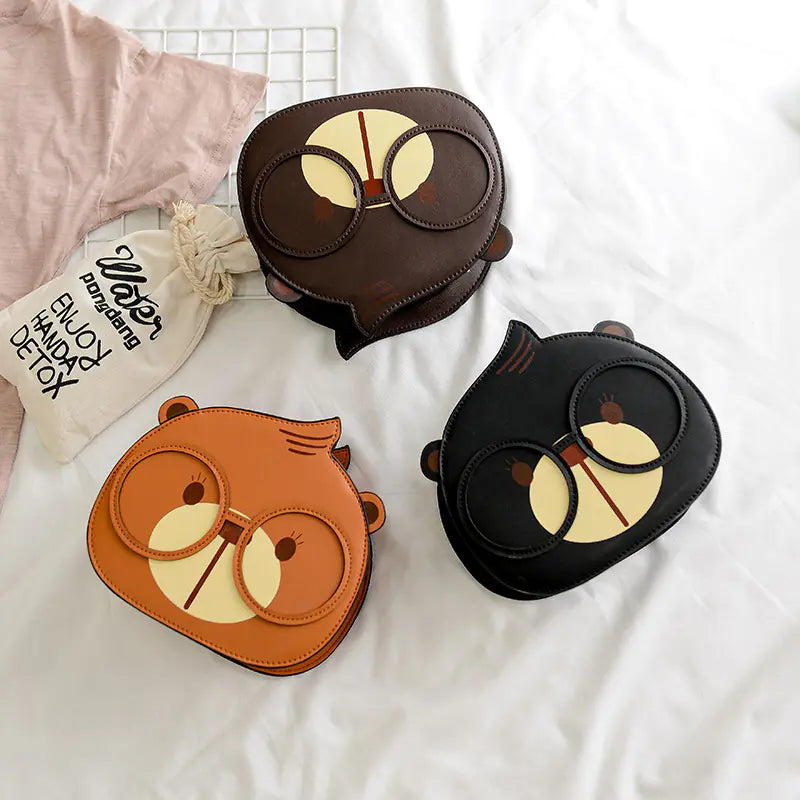 Cartoon Round Crossbody Bag