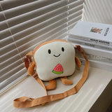 Cute Plush Messenger Bag with Fun Design