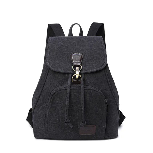 Canvas Backpack - Double Shoulder Bag