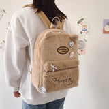 Casual Cute Embroidery Cartoon Travel Bag