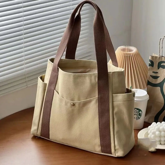 Canvas Tote Bag for Women - Large Capacity Shoulder Bag