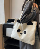 Eco-Friendly Panda Canvas Bag