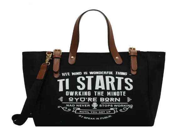 Large Capacity Canvas Tote Bag