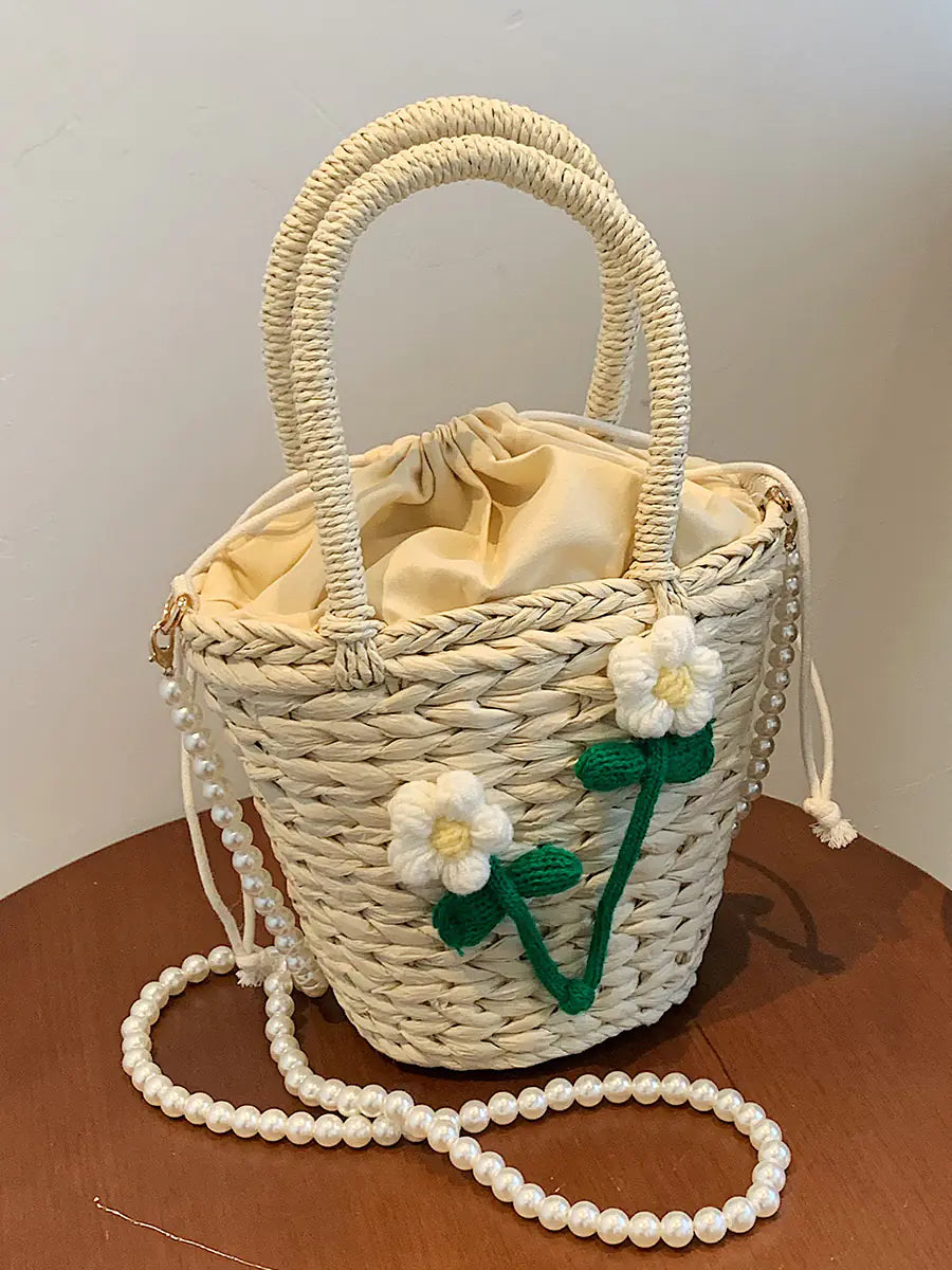 Senior Women's Pearl Crossbody Bag