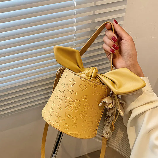 Bucket Bag for Women - Handbag & Shoulder Messenger Bag