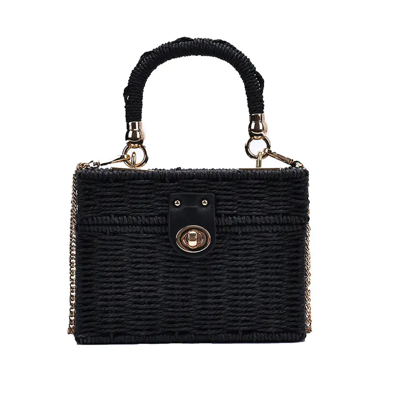 Trendy Net Red Straw Bag