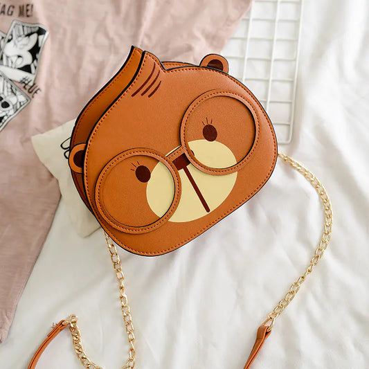 Cartoon Round Crossbody Bag