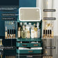 Lighted Mirror Makeup Storage Box