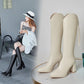 Women's Knee-high Elastic Pointed Thin Heels Boots