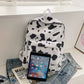 Cow Print Canvas Tote Bag
