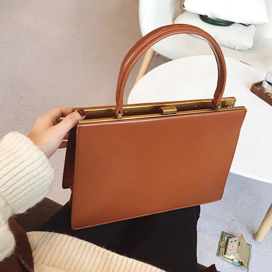 Minimalist Clip Bag, Versatile Shoulder Tote Bag