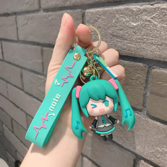 Cute Miku Hatsune Keychain Bag Pendant Accessories