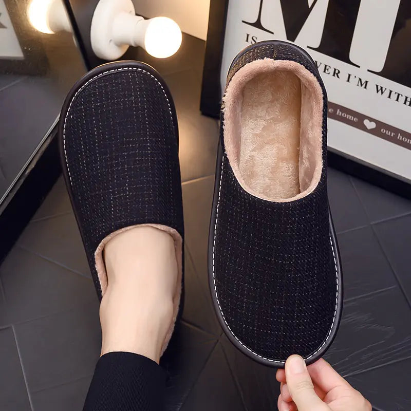Cotton Slippers Bag with Platform Design