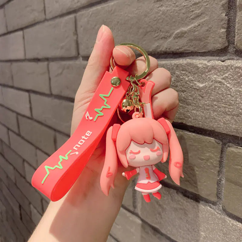Cute Miku Hatsune Keychain Bag Pendant Accessories