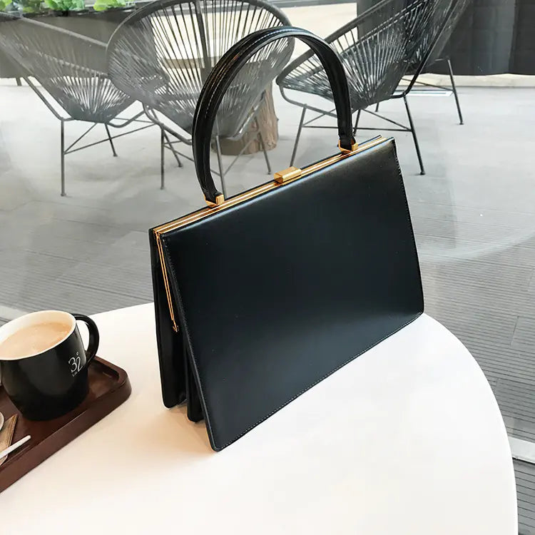 Minimalist Clip Bag, Versatile Shoulder Tote Bag