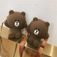 Cute Bear Crossbody Bag - Mini Phone Pouch