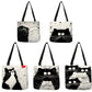 Linen Cat Shoulder Bag