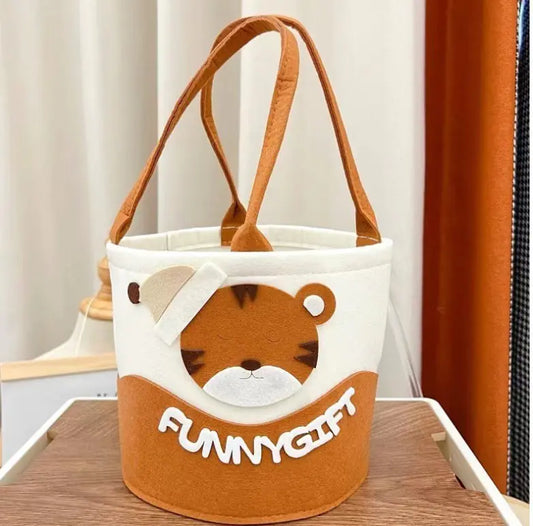 Cute Square Barrel Tote Bag