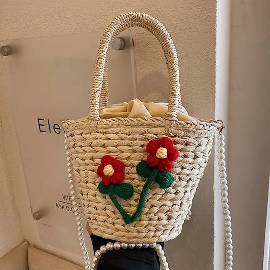 Senior Women's Pearl Crossbody Bag