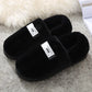 Cotton Slippers with Bag Heel