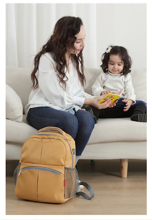 Waterproof Nylon Multifunctional Diaper Bag
