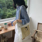 Simple Wind Letter Shoulder Bag