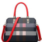 Fashionable Checkered Shoulder Crossbody Bag