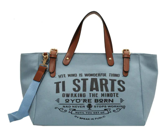 Large Capacity Canvas Tote Bag