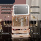 Lighted Mirror Makeup Storage Box