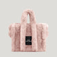 Simple Plush Handheld Women's Bag