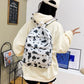 Cow Print Canvas Tote Bag