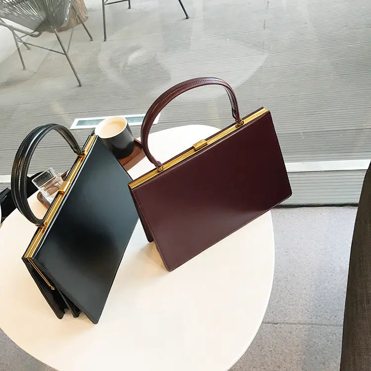 Minimalist Clip Bag, Versatile Shoulder Tote Bag