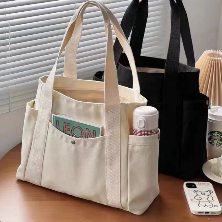 Canvas Tote Bag for Women - Large Capacity Shoulder Bag