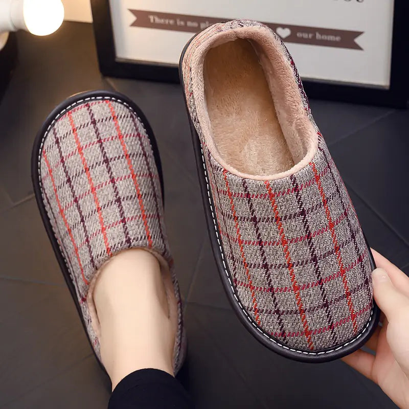 Cotton Slippers Bag with Platform Design