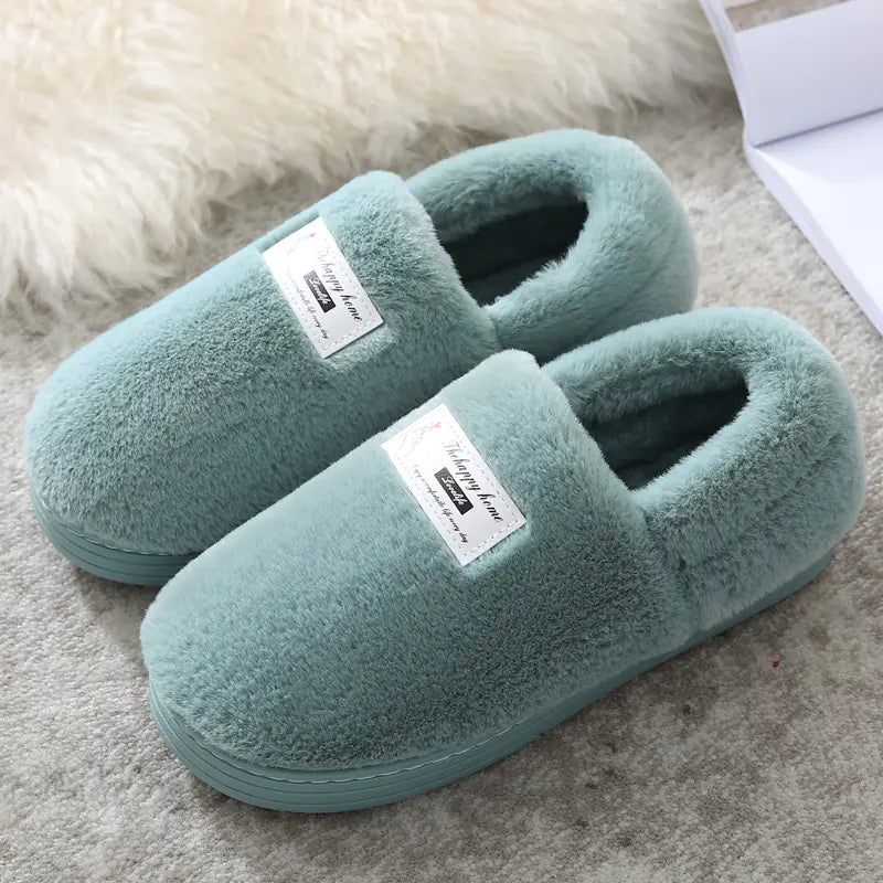 Cotton Slippers with Bag Heel