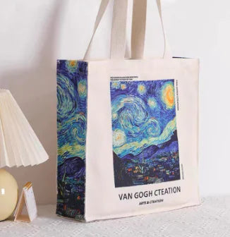 Starry Sky Canvas Shoulder Bag