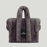 Simple Plush Handheld Women's Bag