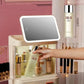 Lighted Mirror Makeup Storage Box