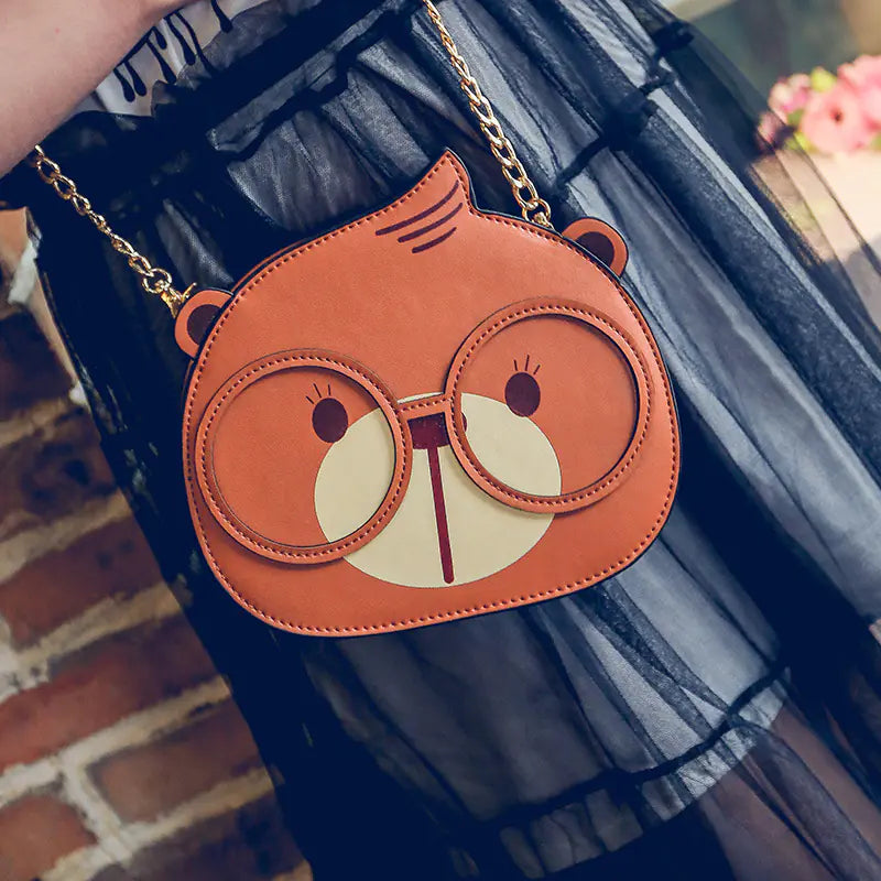 Cartoon Round Crossbody Bag