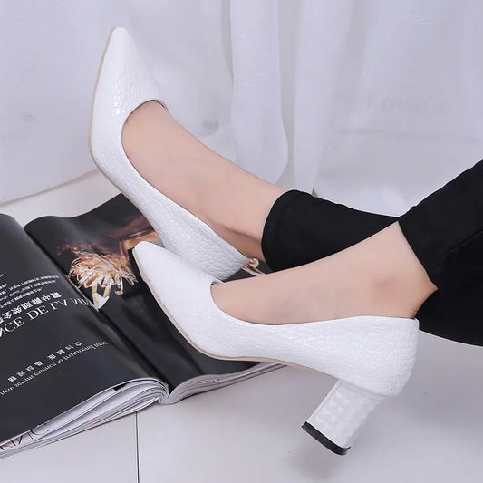 Black Pointed Toe High Heels for Women (Wholesale)