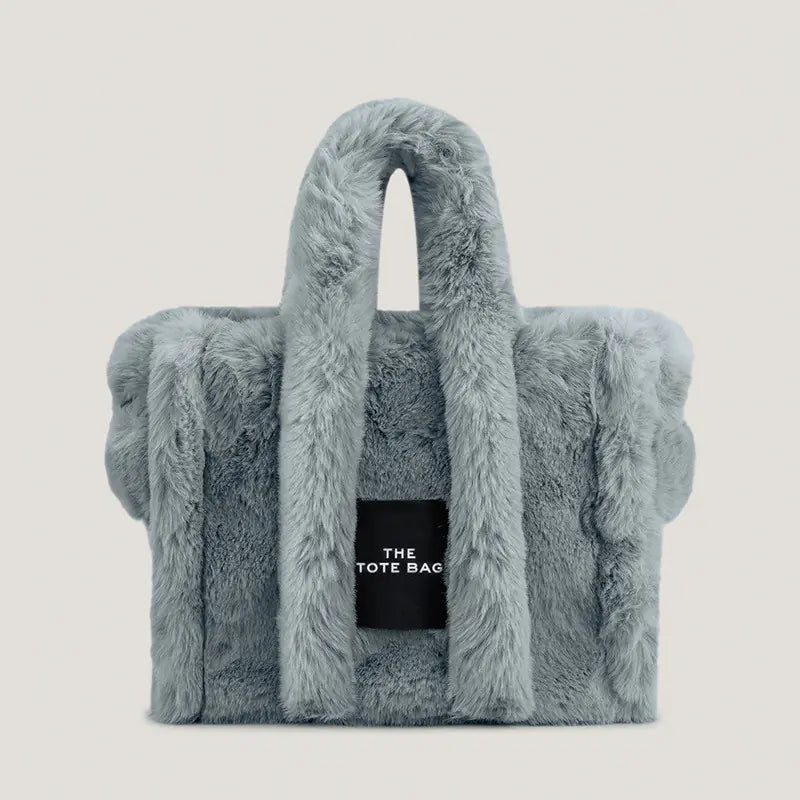 Simple Plush Handheld Women's Bag