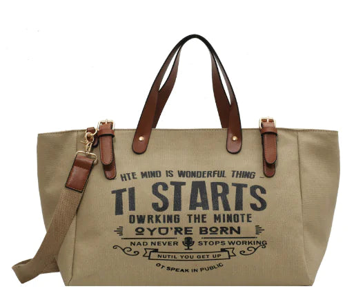 Large Capacity Canvas Tote Bag